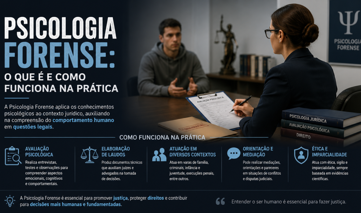 Psicologia Forense: O Que É e Como Funciona na Prática