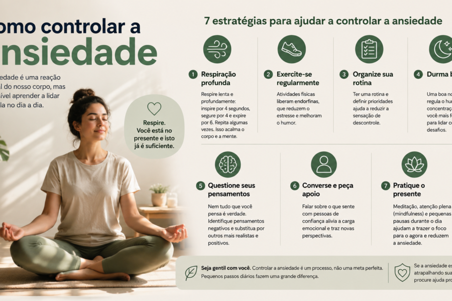 Como Controlar a Ansiedade