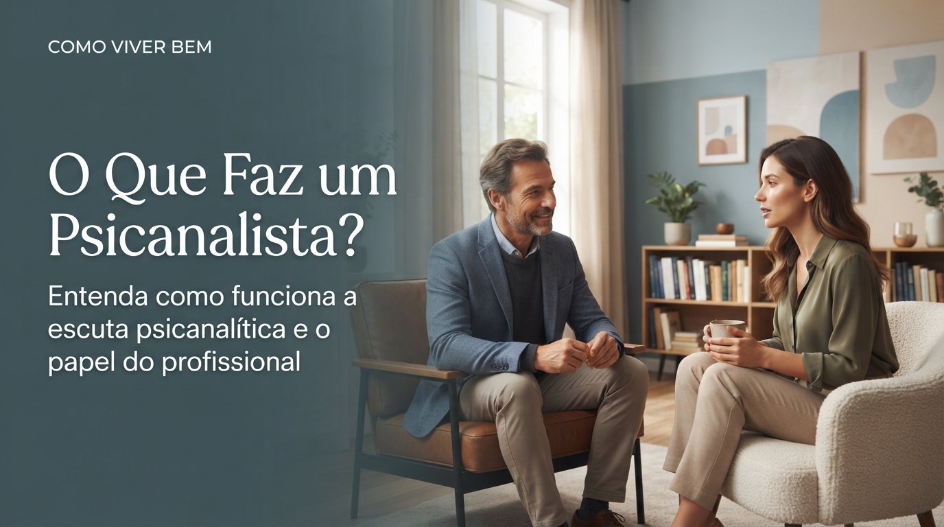 O Que Faz um Psicanalista? Função, Formação e Atribuições